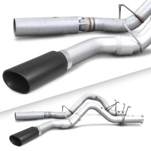 GMC Sierra 2500 Performance Exhaust - Banks Power - Monster Exhaust System, Single Exit - Black - `17-`19